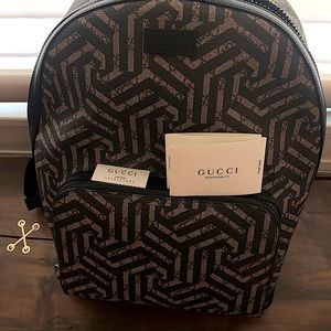 Gucci Caleido Geometric Print Backpack